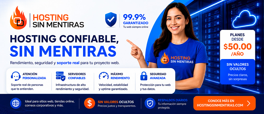 HOSTING SIN MENTIRAS