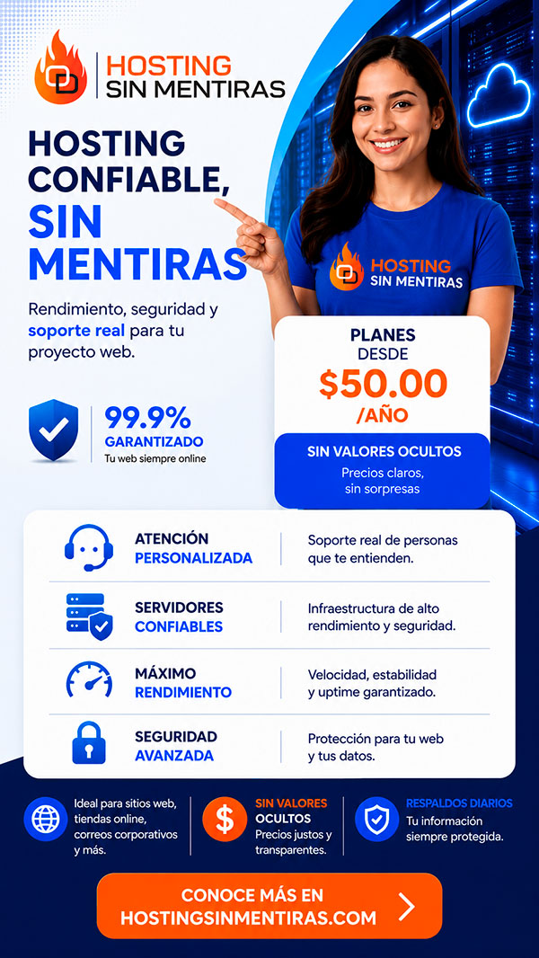HOSTING SIN MENTIRAS